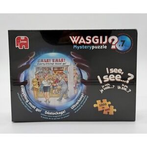 NEW Jumbo WASGIJ? Mystery #7: Everything Must Go 1000 Pc Jigsaw Puzzle Sealed